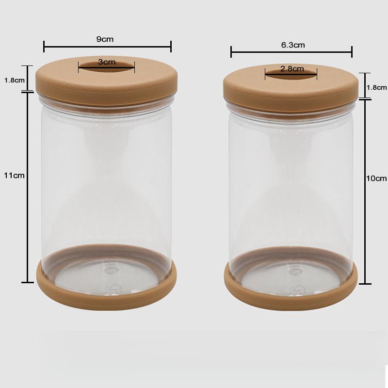 Plant Cultivation Station,Desktop Glass Flower Pot Glass Container Vase with Wooden Lid and Tray,Gifts for Plant Lovers(Hammer a