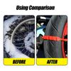 Motocicletas Pneus Correntes de Neve Reutilizáveis Veículo Elétrico Bicicleta Rodas de Inverno Antiderrapantes Abraçadeiras de Cabo Pneu Emergência Corrente Antiderrapante