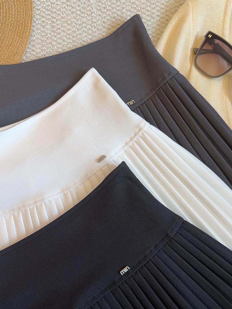 Spring/Summer 2026 Petite Pleated Mini Skirt: High-Waisted, Slimming, Versatile A-Line for Women