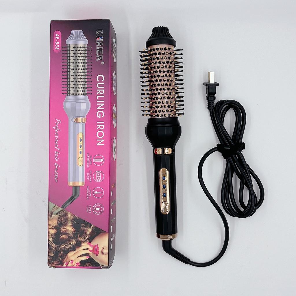 1SET new automatic curling iron does not hurt the hair, portable home multi-function large wave straight curling dual-purpose curling iron
