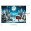 1Pcs Charming Arctic Winter Wonderland Photography Background - Perfect for Christmas and Winter Theme Photography