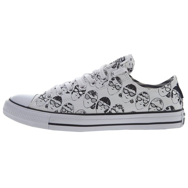 Converse Chuck Taylor All Star Ox Comfortable Versatile Low Top Canvas Shoes Unisex Sneakers Black White 153845C