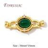 18K Gold Plated Brass with Zircon Clasps For Jewelry,Fasteners For Bracelets Connectors,Accessories DIY Jewelry Making Supplies