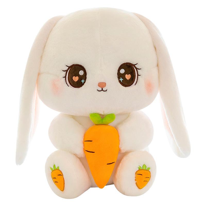 Radish rabbit doll plush toy cute girl bed sleeping throw pillow rabbit doll ragdoll birthday gift
