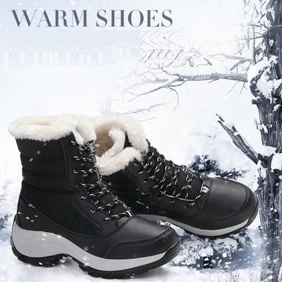 Winter Plus Pluche Dikke Warme Hoge Top Sneeuwlaarzen Katoenen Laarzen Sport en Casual Katoenen Schoenen Damesschoenen