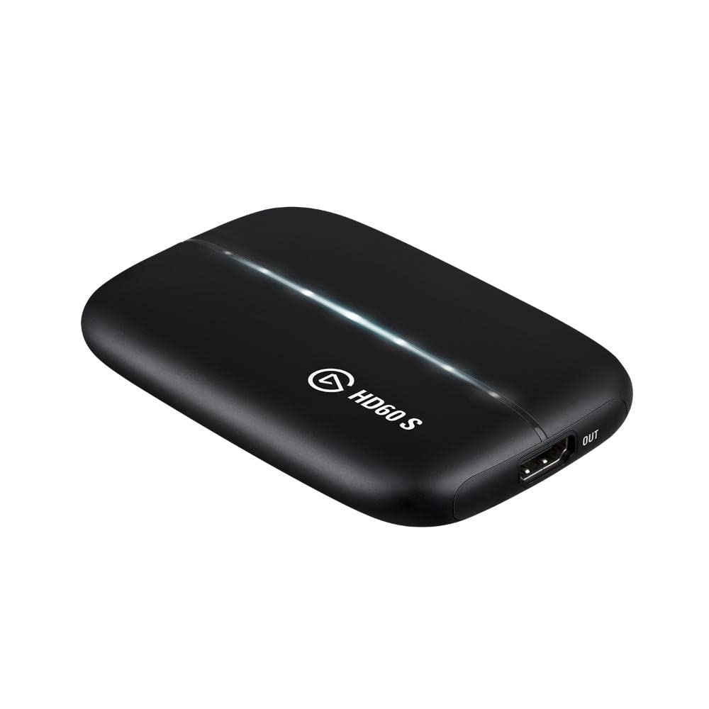 CORSAIR Elgato HD60 S Game Capture Software Low USB with Xbox Series Xbox One Card, Encoding, 1080p/60fps, Latency, 3.0 [Compatible PS5, PS4/Pro, X/S,