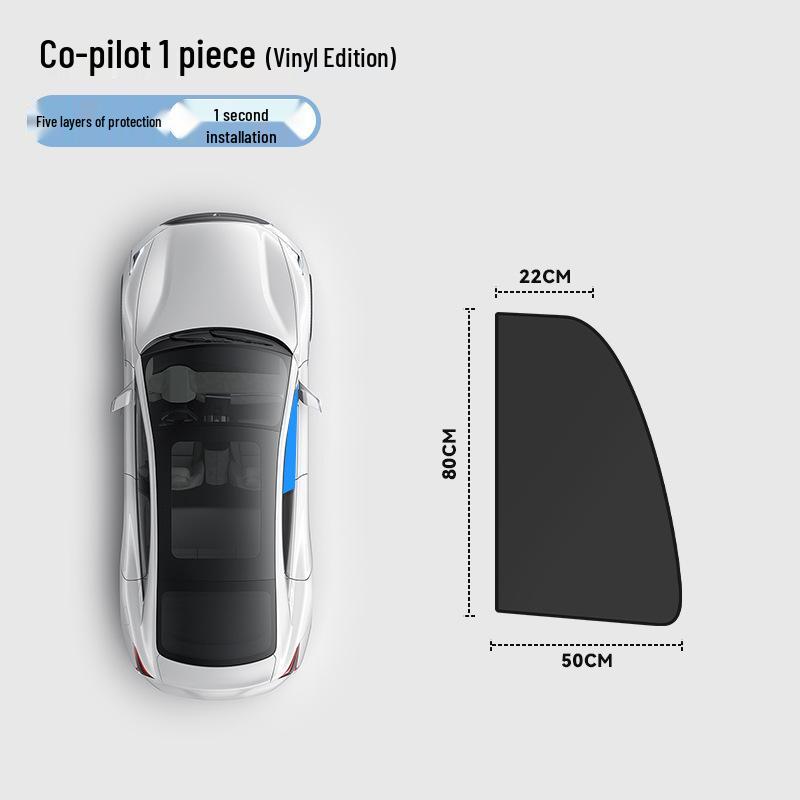 Car Magnetic Sunshade: Interior Insulation and Blackout Curtain for Windows