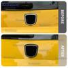 For Fiat 500 2008-2024 Abarth 595 695 2012 2013 2014 2015 2016 2017 2018 -2024 Rear Badge Frame Decoration Cover ABS Trim
