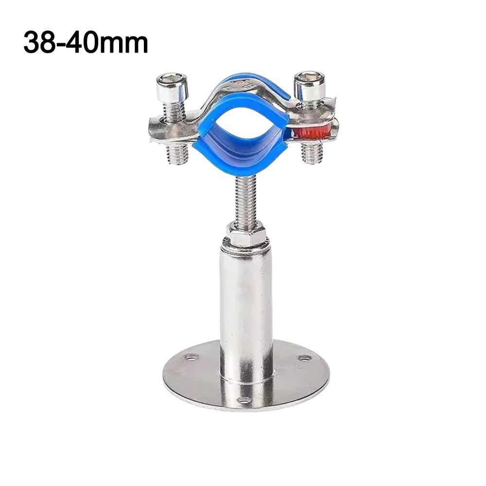 50-95mm Uchwyt do rury Zacisk 304 Stal nierdzewna Regulowany wspornik prętowy Klips z płytą bazową Zawieszenie Teleskopowy uchwyt do rury