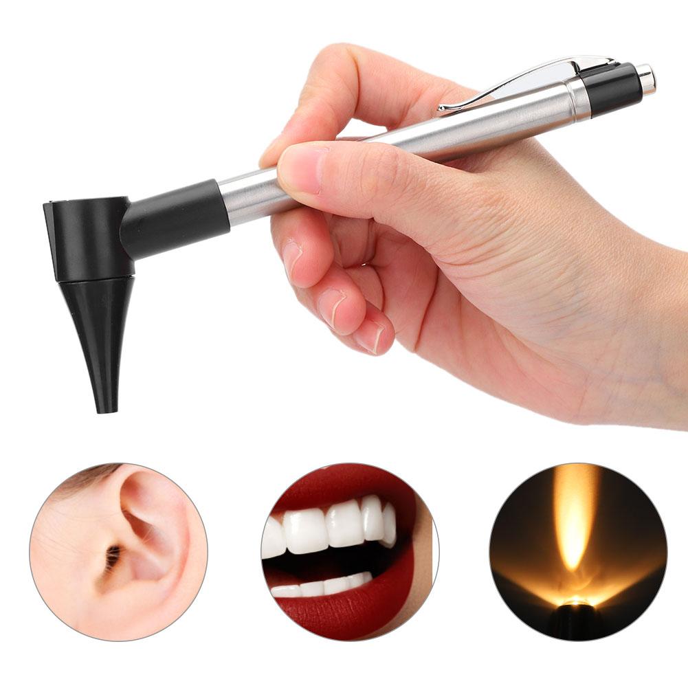 Professional Otoscope Endoscope Ear Oral Care Speculum Magnifying Lens Set