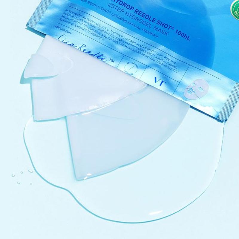 VT COSMETICS Hydrop Reedle Shot 100hL 2 Step Mask 5EA