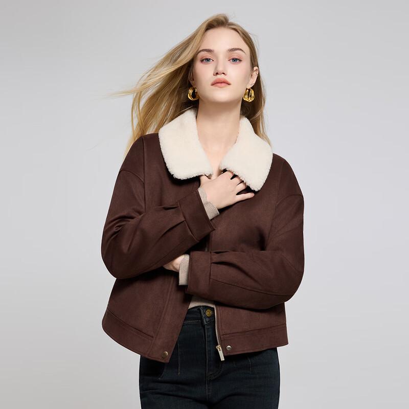 

Женская ретро куртка Tatu с цветными блоками и подкладкой S