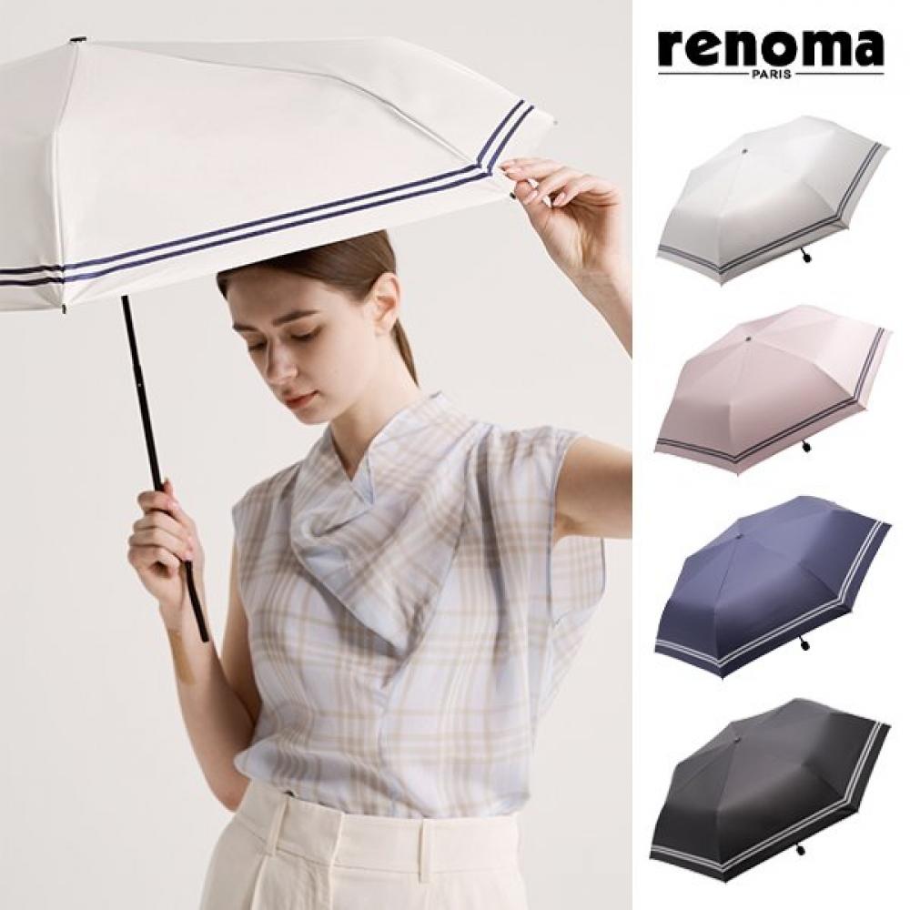 Renoma Uv Protection 99  Blackout Slim Windproof 3 Fold Umbrella  Unisex  Rsl blacks