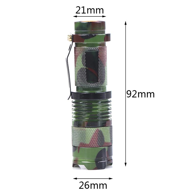 Sk68 1000Lm Flashlight Waterproof Camouflage Led Flashlight Torch Portable Light