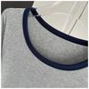 Standard Shoulder Casual Short Sleeve Tee Modal Ribbed Plus Size Loose Top Versatile Breathable Soft Material Flattering Slim Women Top