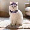 Creative Breathable Halloween Pets Costumes Pumpkin Ghost Halloween Cat Headgear Cartoon Hollow Cat Woven Hat Bib Photos Props