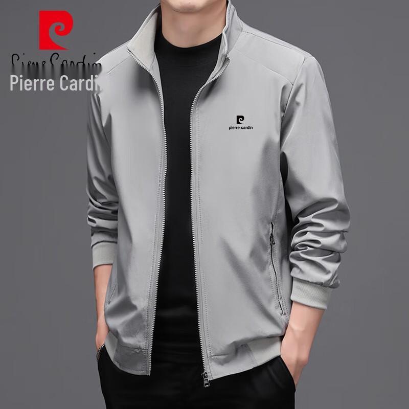Pierre Cardin Men's Stand Collar Casual Jacket