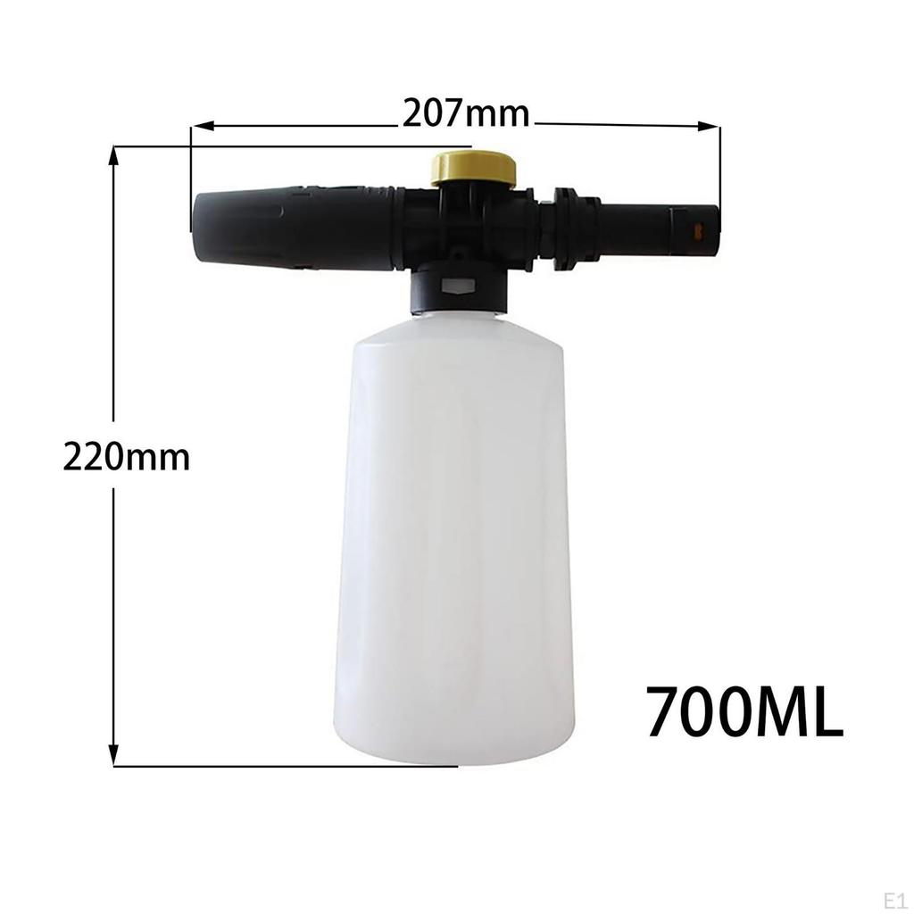 Foam Lance with Karcher Connector Adjustable 700ml Bottle Quick Connect Pressure