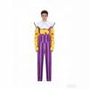 Toy Story Chuckles The Clown Cosplay Costume With Long Sleeve Top And Overalls For Halloween Dress Up