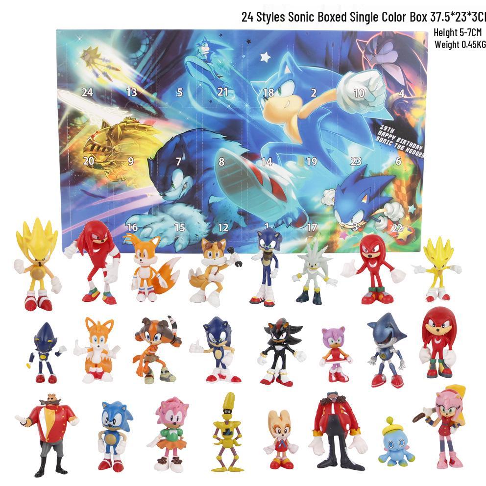 Sonic the Hedgehog Action Figure: Cake Decoration & Claw Machine Toy