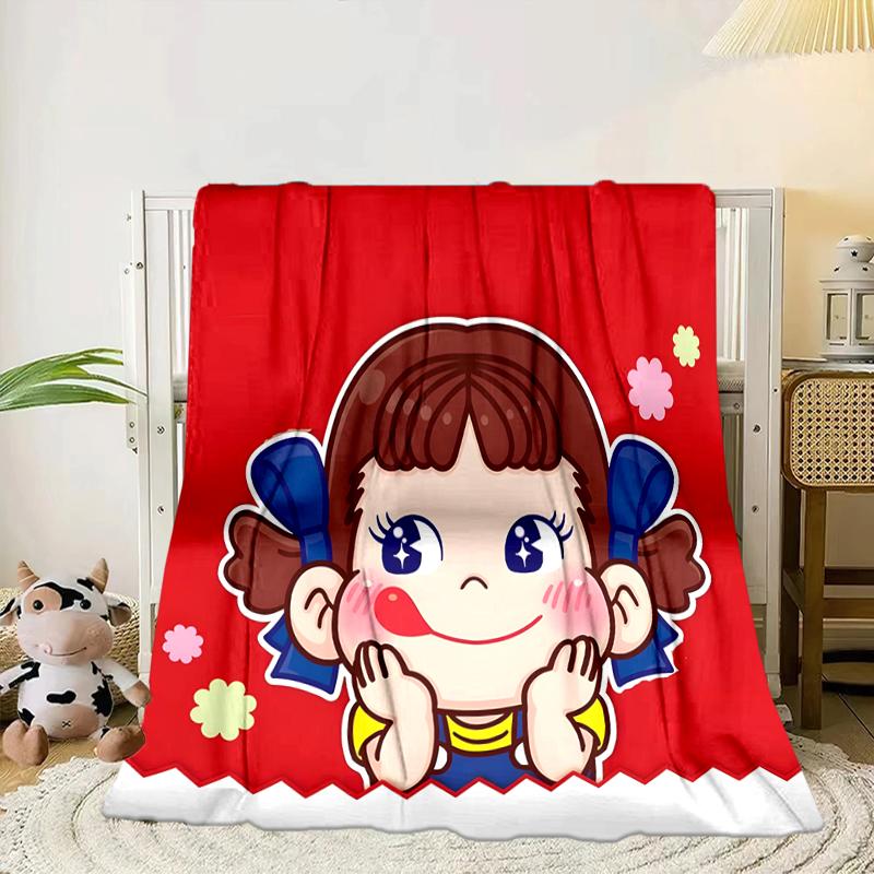 Floral milk Celebration Blanket Flannel Blanket for bed, sofa, Camping, Hiking, Picnic Essentials, gift for family Fan gifts