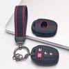 Silicone Key Cover keychain for Toyota Corolla Camry RAV4 Highlander Prado, Fits Toyota Corolla Camry RAV4 Yaris Hilux Highlander Prado Vios Fortuner