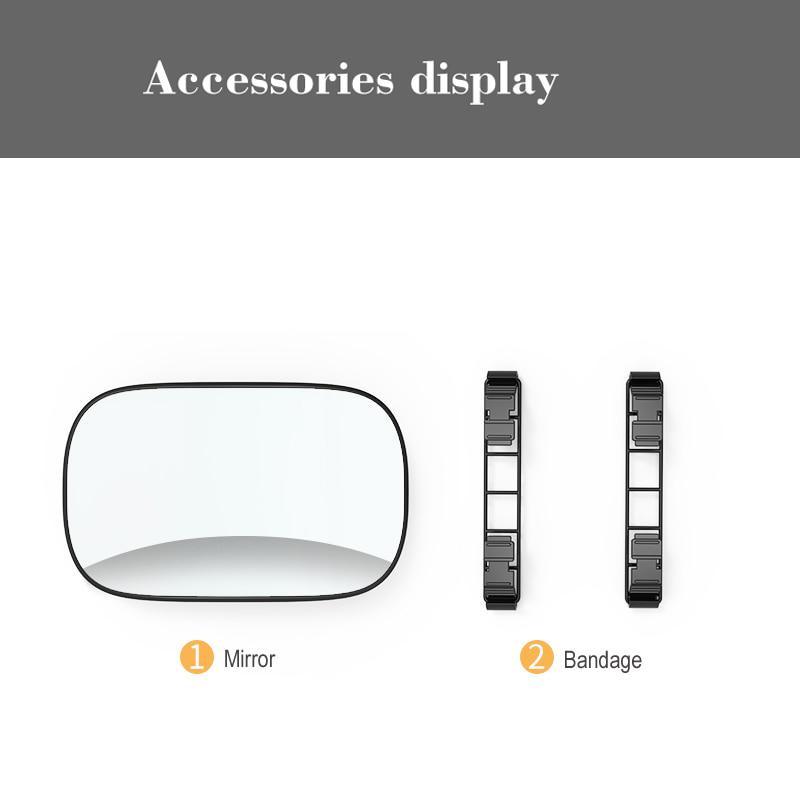 Portable Car Sun visor Makeup Mirror Car Interior Sun-Shading HD Cosmetic Mirror Auto Vanity Mirror Car Styling