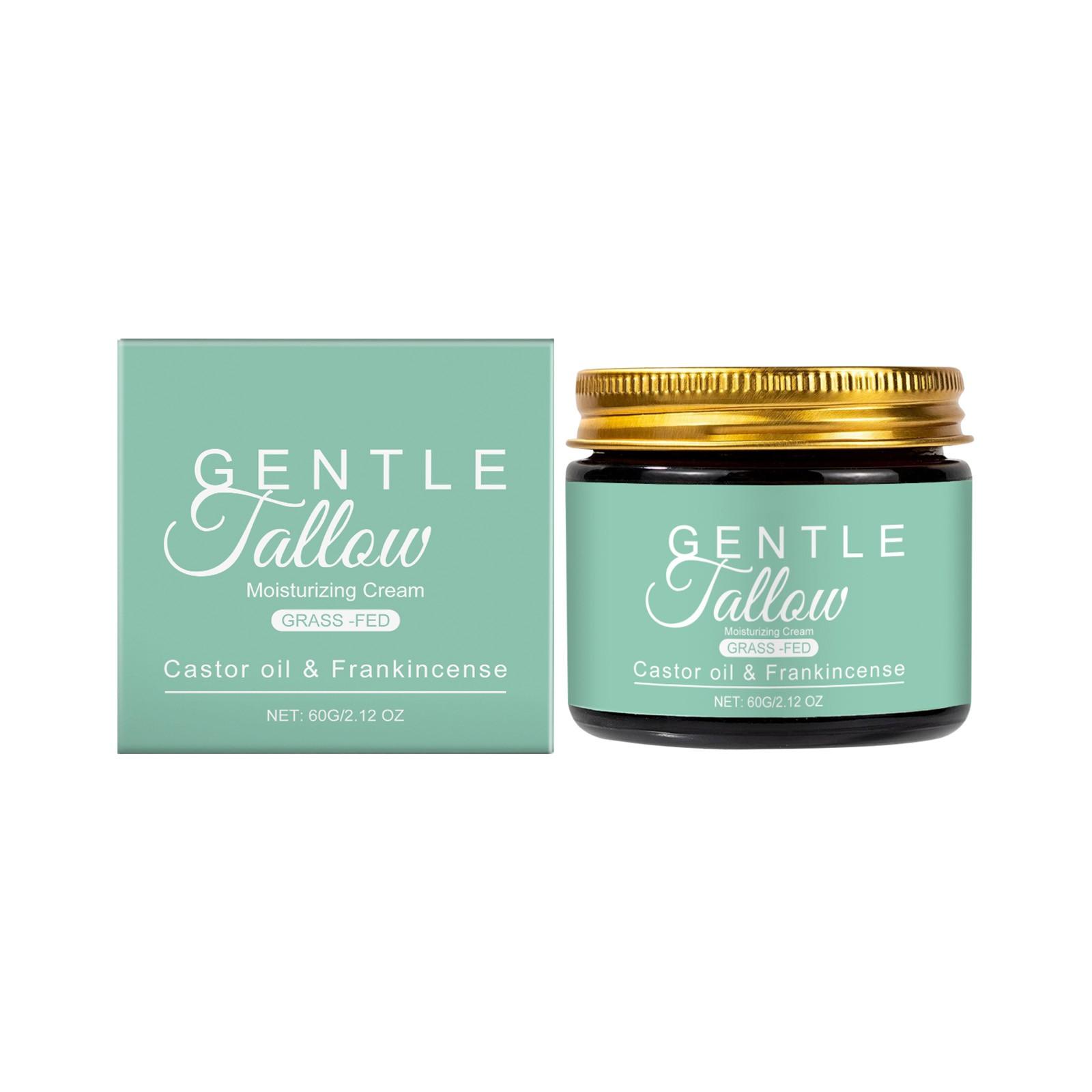 

Крем для лица с коровьим жиром Tallow Cream питает и смягчает кожу, восстанавливает и успокаивает лицо, увлажняет и подтягивает кожу 120 г One Size зелёный