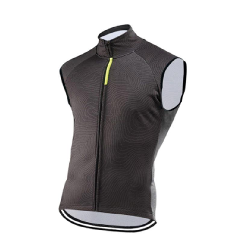 2026 Summer Men's Bicycle Cycling Vest Windproof Running Vest MTB Bike Mesh Fabric Breathable Clothing Sleeveless Road Cycling Jerseys