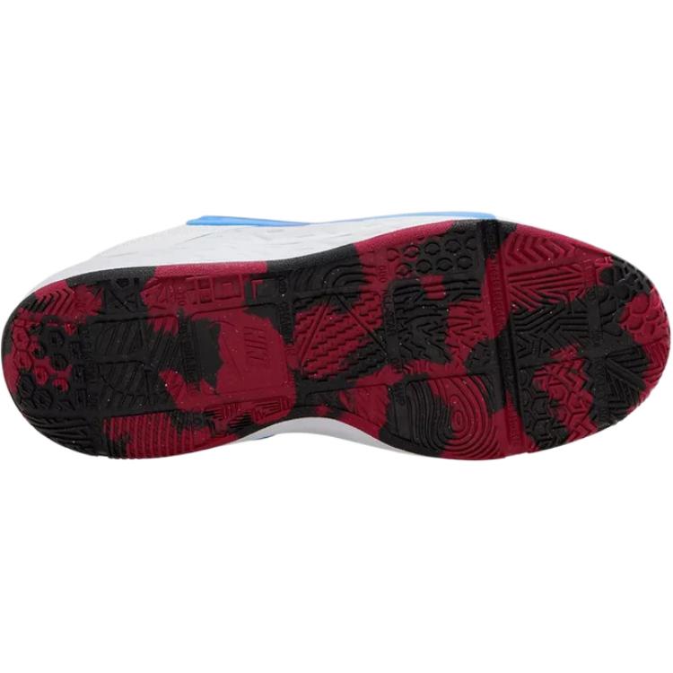 Nike Team Hustle D12 GS University Blue Team Red Kids Sneakers White Black HF6279-102