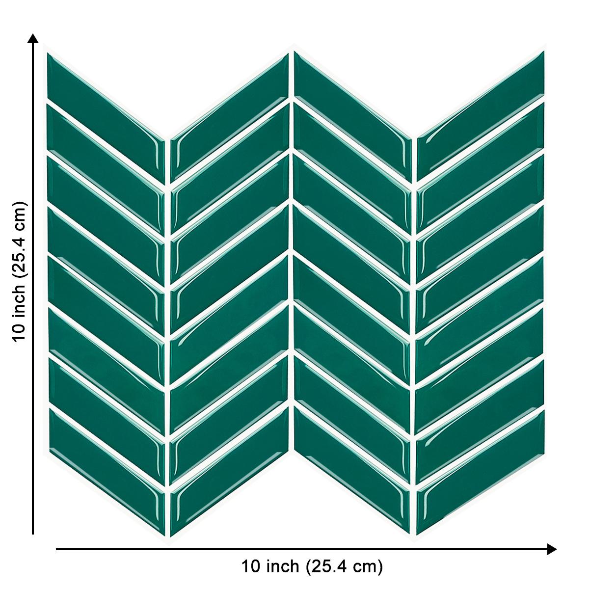 

10pcs 3D Wall Tile Stickers Peel and Herringbone Wallpaper Background Creative Wall Decals for Living Room Bedroom Decoration 10 Sheets