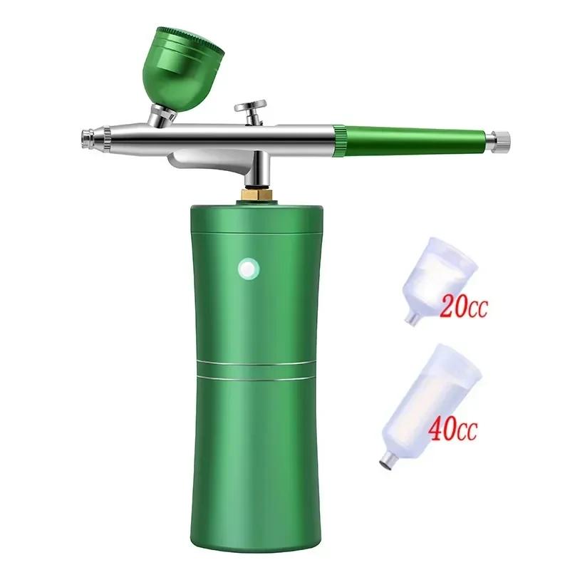 Airbrush Nail With Compressor Portable Air Brush Nails Compressor For Nails Cake Painting Crafts Air Brush Kit Nails Spray
