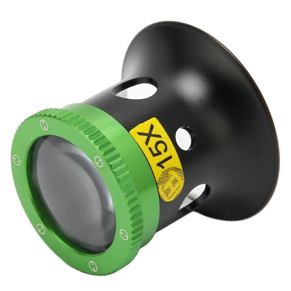 

Sapphire Glass Eye Loupe 5X/10X/15X/20X Magnification Jewelers Loupe Antique Appraisal 15X