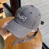 Cotton Embroidered Baseball Cap With Adjustable Strap For Summer Sun Protection