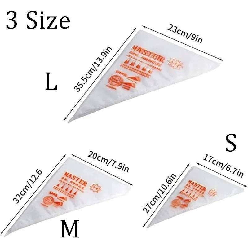 20 50 100pcs Disposable Piping Bags for Baking Cake Cream Frosting Decorating Tools Pastry Dessert Kitchen Accessories