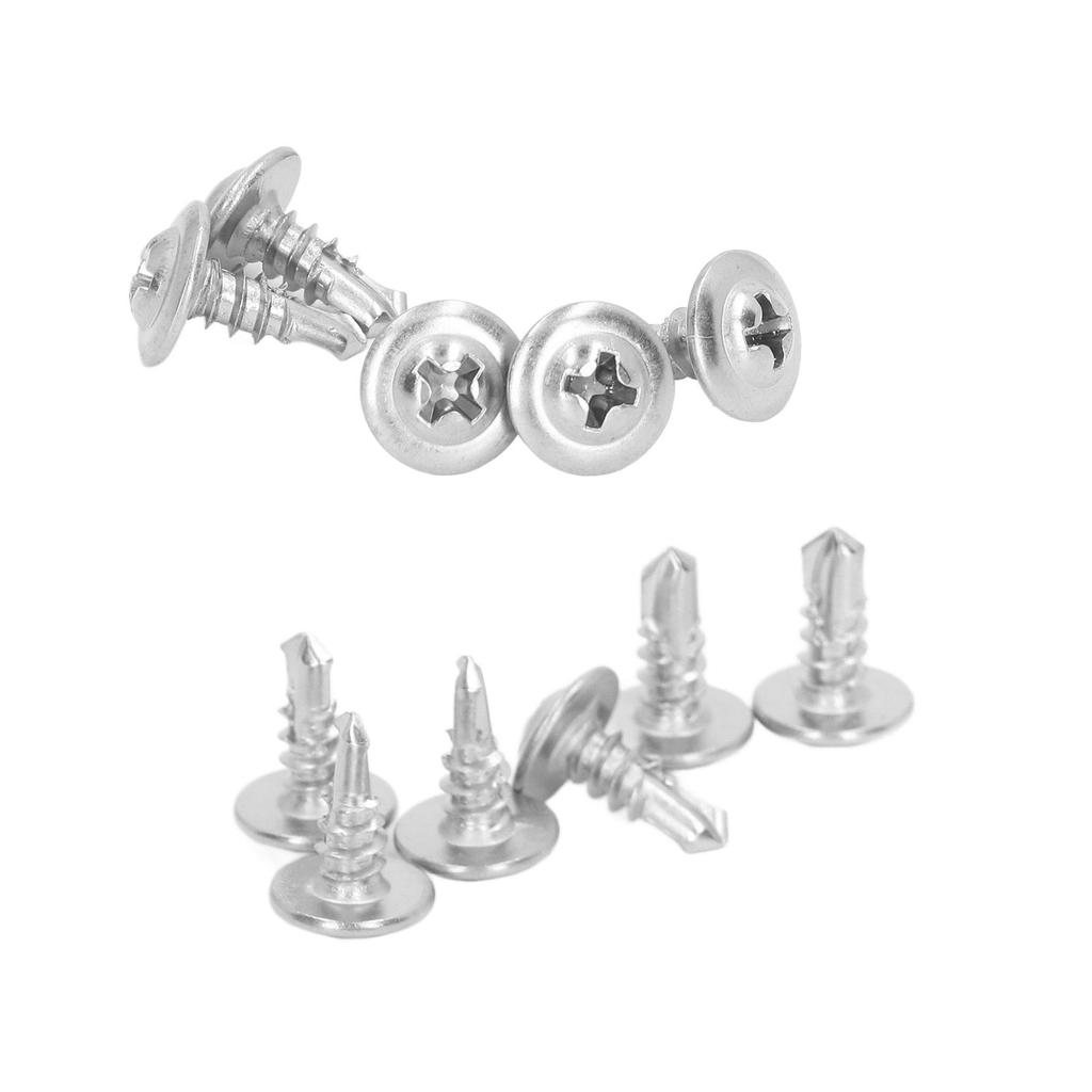 Selbstschneidende Schraube 410 Edelstahl Schnell Rundkopfschrauben für Maschinenbau