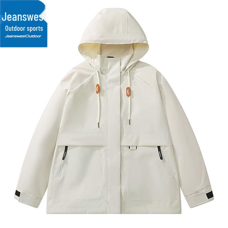

Jeanswest Men s Hooded Outdoor Windproof Waterproof Jacket 2XL