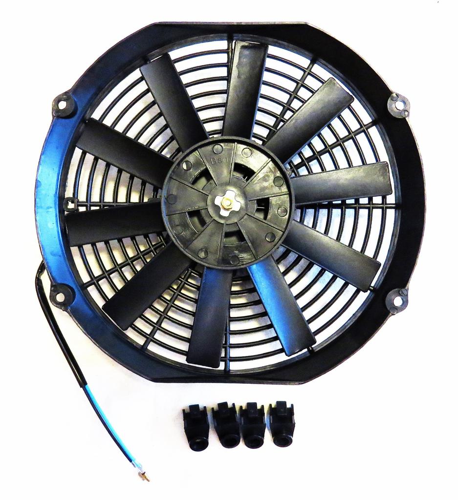 (mind items) 12-inch General-Purpose Slim Electric Fan, Blower/Push-Type, 12-inch, 12V