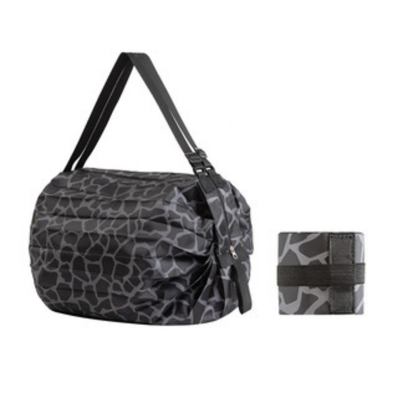 Folding Shopping Bag Portable Ultralight Environmental Protection Bag  Supermarket Large-capacity Waterproof Grocery Bag Handheld Cloth Bag