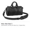 Louis Vuitton Keepall Cow Leather Crossbody Bag, Shoulder Bag Mini Men's Black M57960
