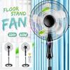 60W 16 Inch Mechanical / Remote control Air Cooler Cooling Household Floor Standing Fan Air Conditioner Floor Stand Fan 43×130cm
