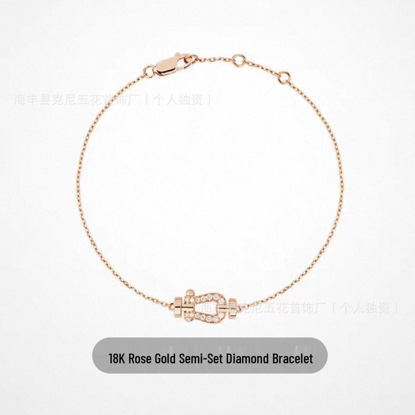 Fred Horseshoe & Figure Eight Diamond Pendant Necklace for Couples
