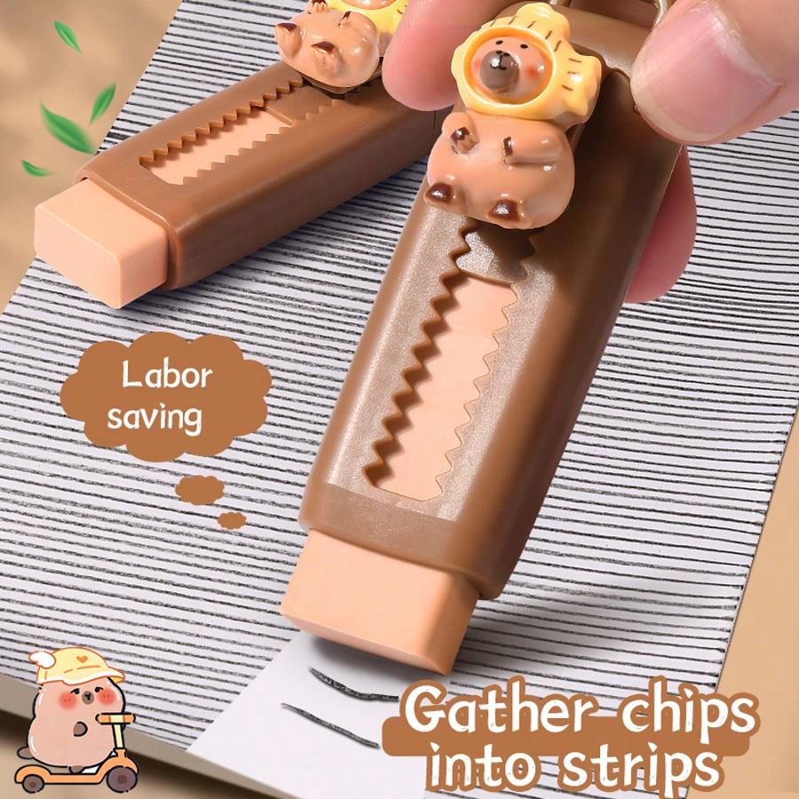 Push-pull Eraser for Students, Clean Without Leaving Traces, Exam and Office Supplies, Essential for Returning To School