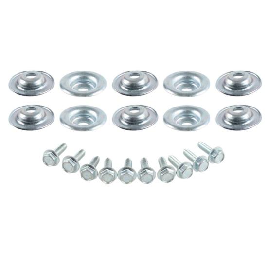 20Pcs/Set Skid Plate Washer Easy Installation Rust-proof Car Accessories UTV Skid Plate Washer Bolt 7556065 7518529 for General Ranger