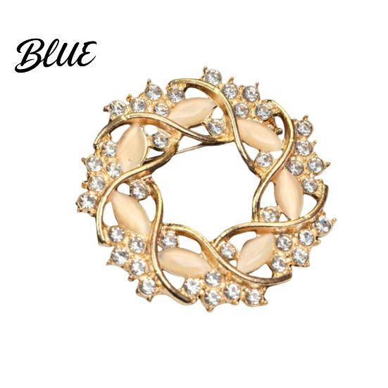Vintage-inspired Brooch Retro Style Flower Plant Design Suit Lapel Pin