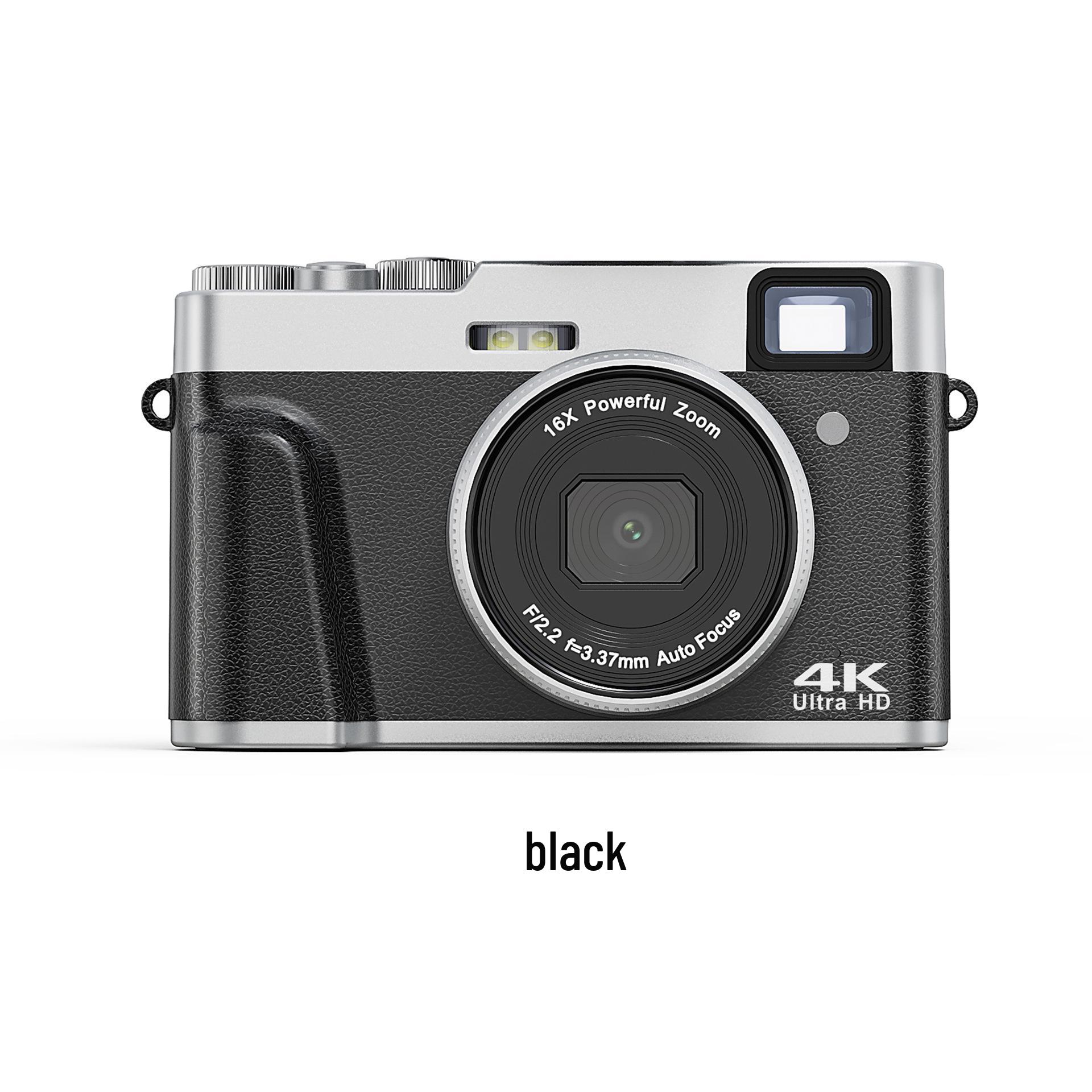 

Compact 4K Retro DSLR Mirrorless Camera: Vlogging, Selfies & Travel HD Video