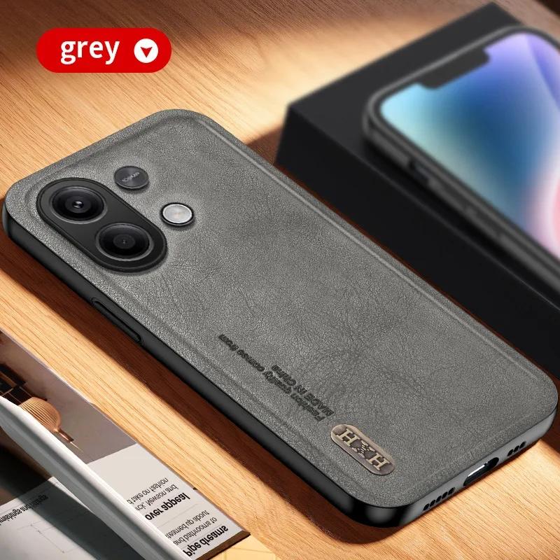 Magnetic for Xiaomi Redmi Note 14 13 4G 5G Pro Plus Global Version Case Leather Matte Soft Full Camera Protect Cover Shell Funda