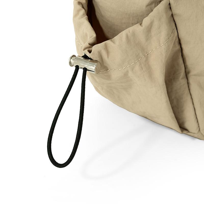 Fashion Cloth Bag Student Class Satchel Messenger Bag Large Capacity Shoulder Bag Japanese Outing Dumpling Bag