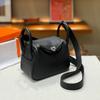 2026 new first-layer cowhide tc cowhide 19cm mini lindy bag crossbody leather medicine bag genuine leather women's bag