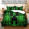 Minecraft Bedding Set With Cotton Fabric And Active Dye For 20m Bed Decor Gift